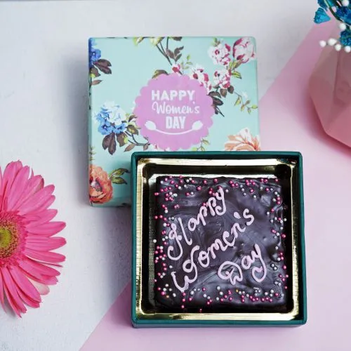 Womens Day Chocolate Brownie Gift