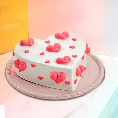 Amazing Heart Shaped Cake