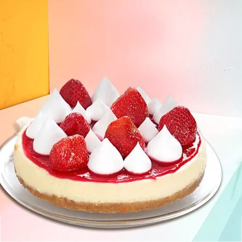 Heavenly Strawberry Cheesecake