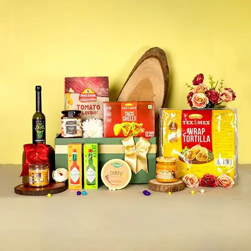 Exquisite Mexican Dip  N  Chip Gift Hamper