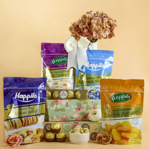 Deluxe Gourmet Treats Gift Basket