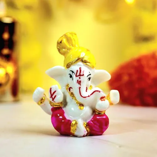 Handcrafted Mukut Ganesh Decor