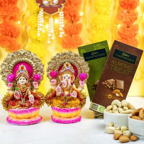 Spiritual Laxmi Ganesh N Chocolates Charm