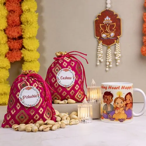 Diwali Wishes  N  Treats Gift Set