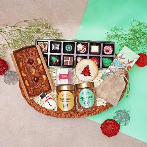 Festive Flavors Gift Basket