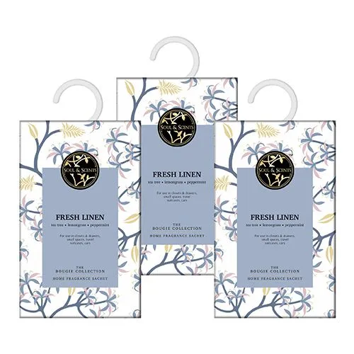 Pure Linen Essence Sachets Trio