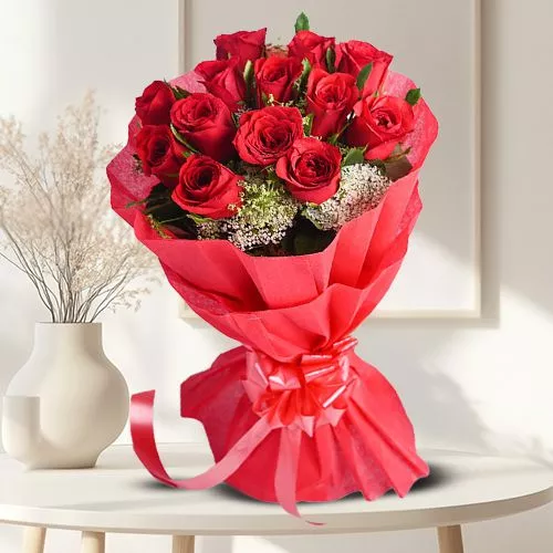 Passionate Red Rose Bouquet