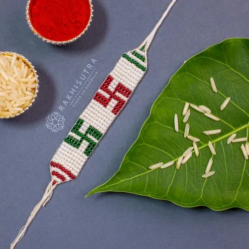 Auspicious Swastik Rakhi