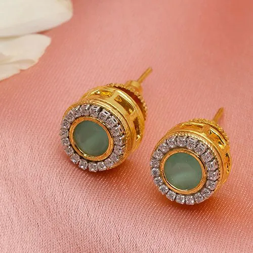 Lush Green Sparkle Earrings