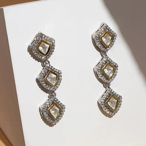 Luxe Kundan Diamond Earrings