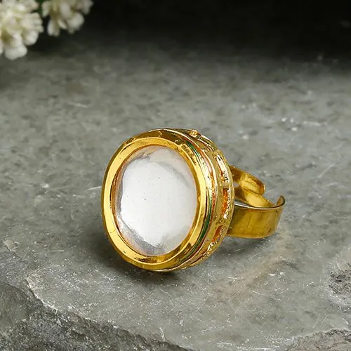 Classic Kundan Ring