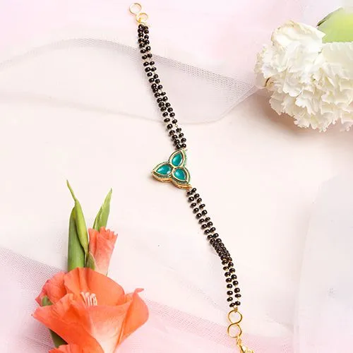 Marvellous Kundan Bracelet Mangalsutra