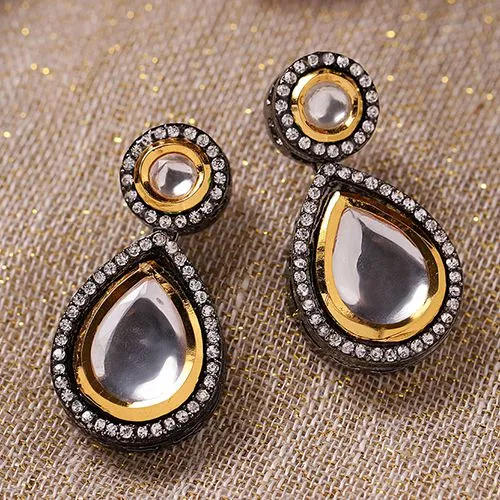 Glamorous Kundan Ear Pieces