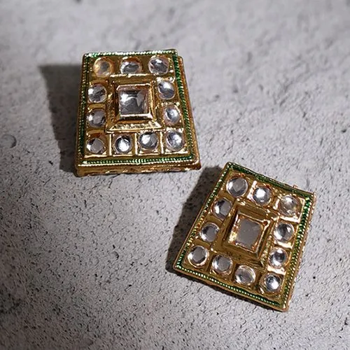 Radiant Kundan Jewel Earrings