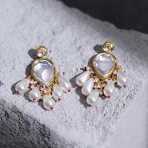 Heritage Inspired Kundan Earrings