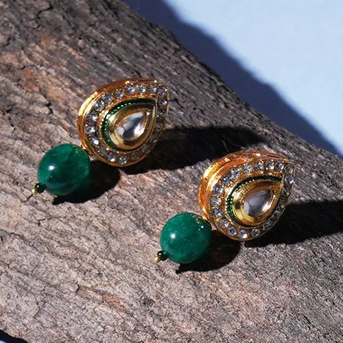 Classic Emerald Stone Studs