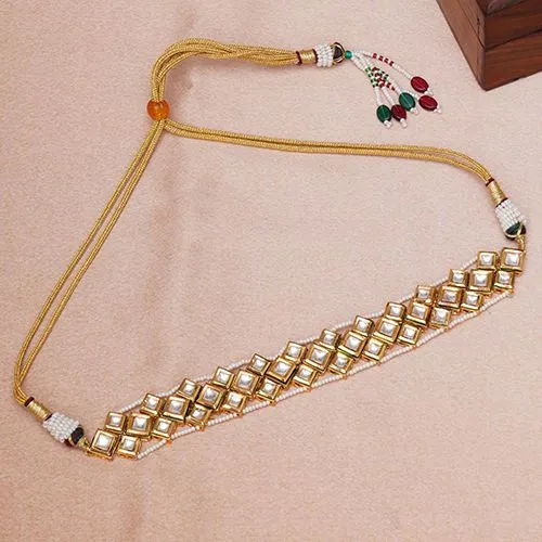 Radiant Kundan Pearl Choker