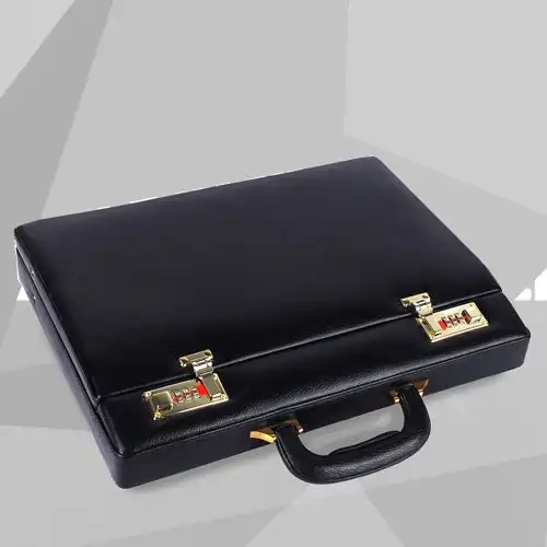 Exclusive Mens Leather Office Briefcase