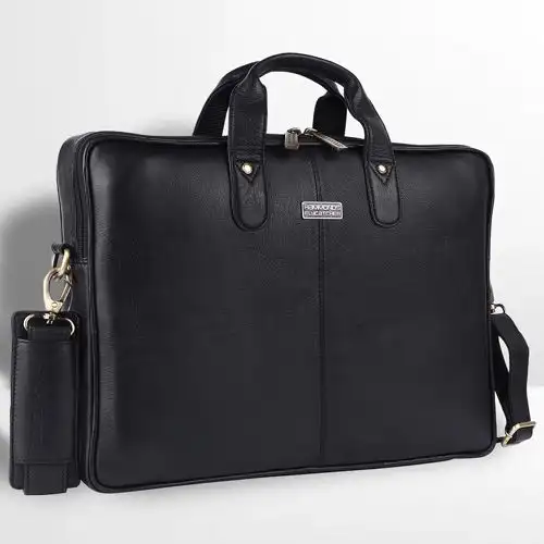Splendid Leather Laptop Bag for Men