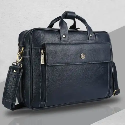 Fashionable Leather Laptop Bag for Men