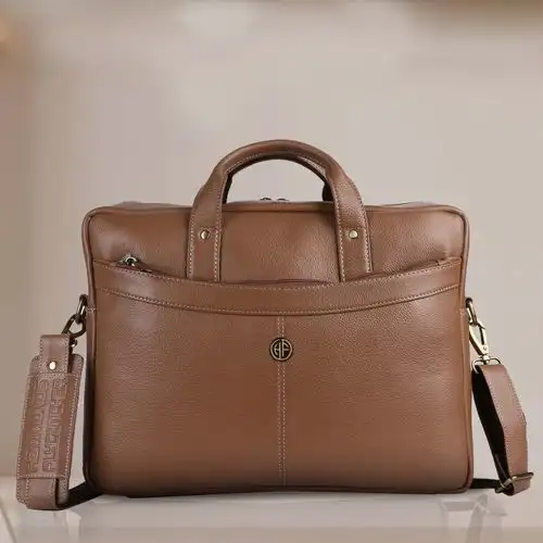 Sophisticated Leather Laptop Bag for Men
