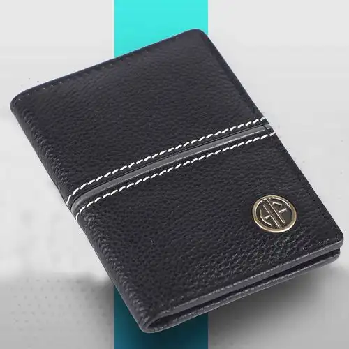Suave Leather RFID Protected Card Holder Wallet