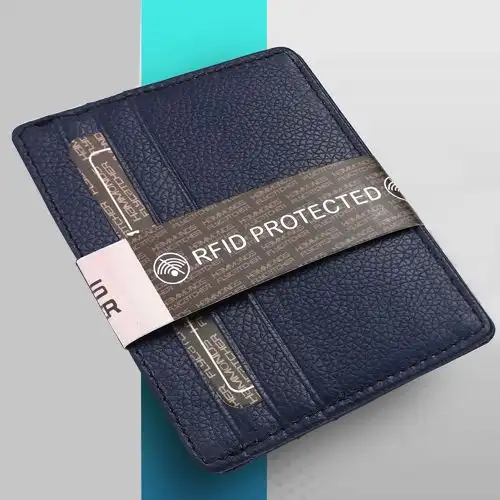 Impressive  Leather RFID Protected Bi Fold Wallet