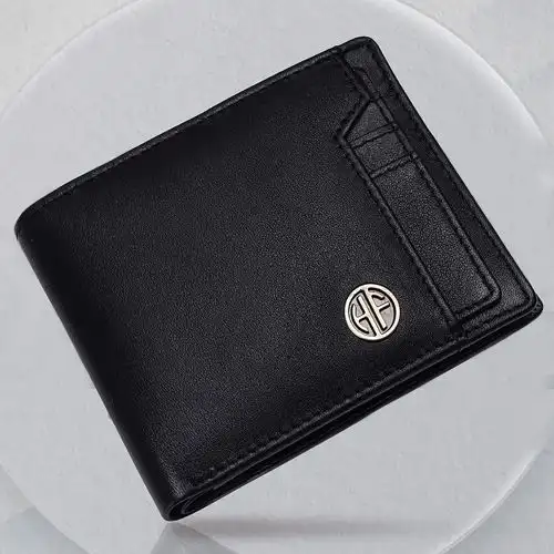 Suave RFID Protected Leather Mens Wallet
