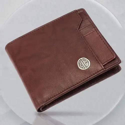 Elegant RFID Protected Leather Mens Wallet