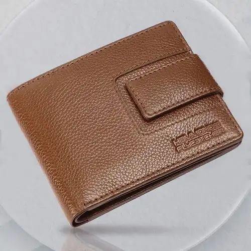 Splendid RFID Protected Trifold Leather Mens Wallet