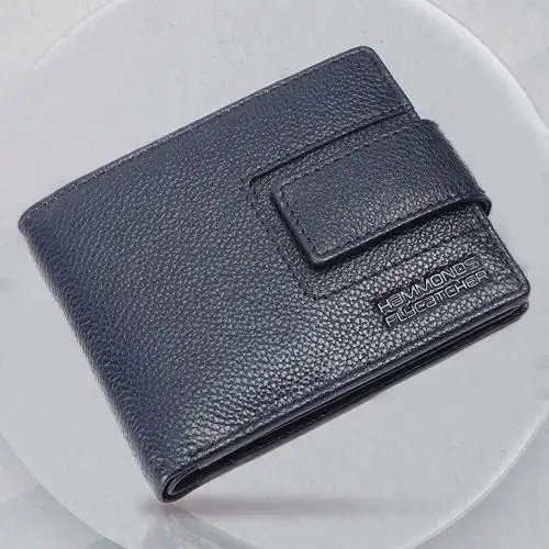 Fancy RFID Protected Bi Fold Mens Wallet