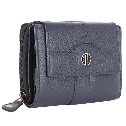 Stylish Leather RFID Protected Womens Purse