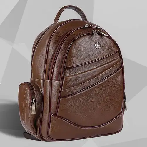 Exquisite Leather Laptop Backpack