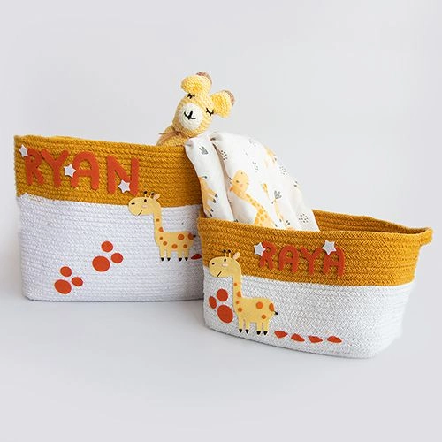 Eco Friendly Cotton Rope Baskets Set