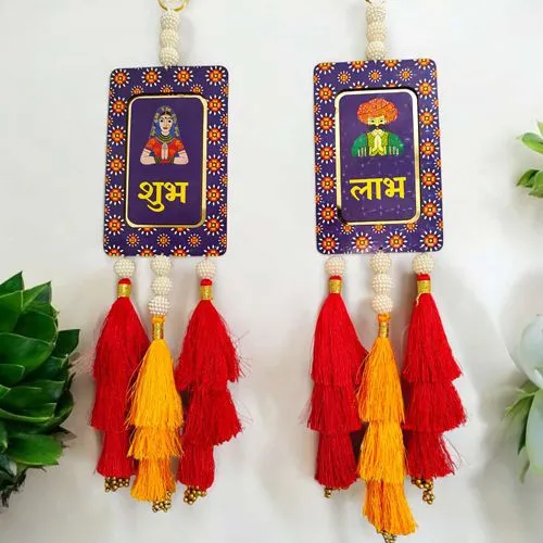 Rajasthani Charm Subh Labh Door Hanging