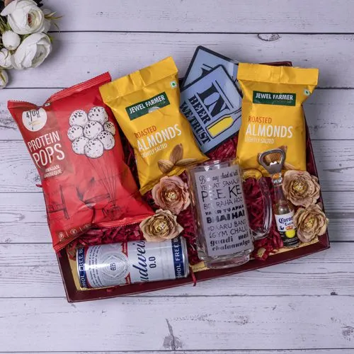 Alcohol Free Beer Treats Basket