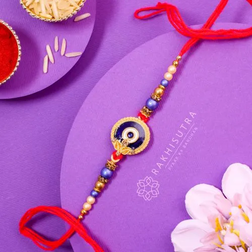 Popular Kundan Evils Eye Rakhi