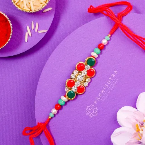 Popular Stone Studded Rakhi