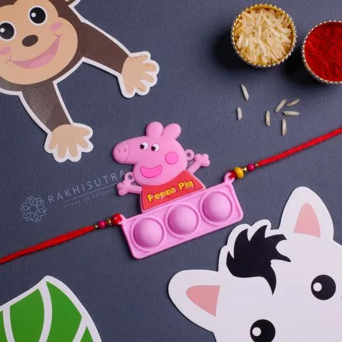 Trendsetting Peppa Pig PopIt Rakhi