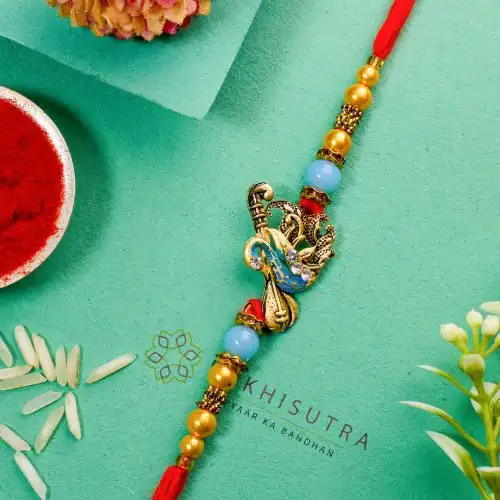 Premium Peacock Rakhi