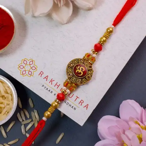 Stunning OM Rakhi