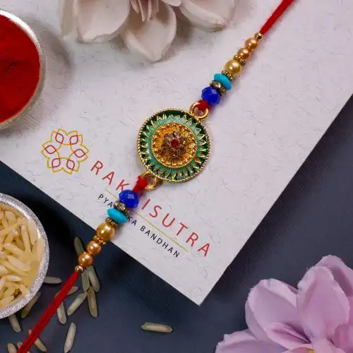 Pretty Kundan Rakhi