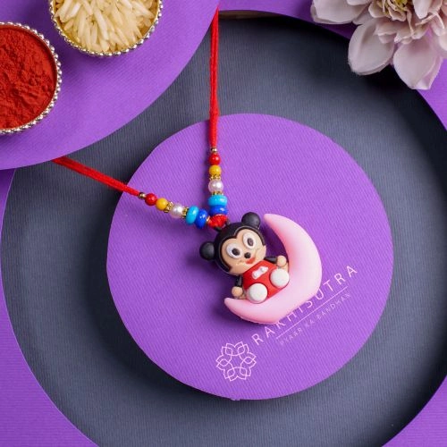 Designer Minnie Mouse Lumba Rakhi