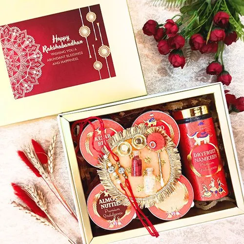 Goldenpink Rakhi Celebration Pack