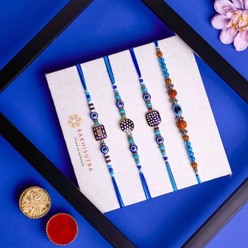 Charming Evil Eye Rakhi Ensemble