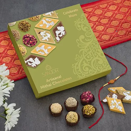 Rakhi Sweet Symphony  Chocolate Mithai Treats