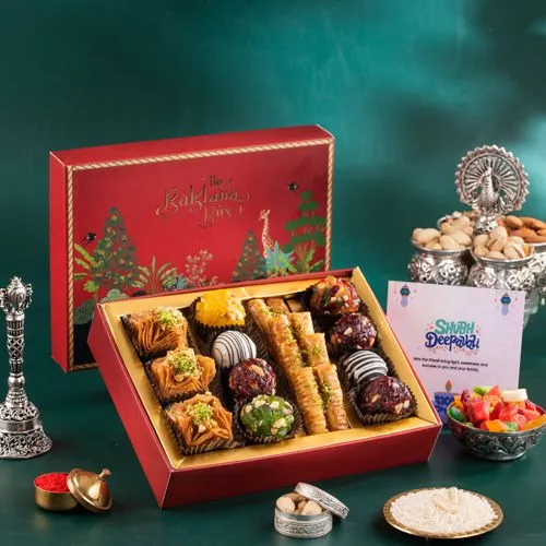 Gourmet Baklava n Indian Sweets Collection