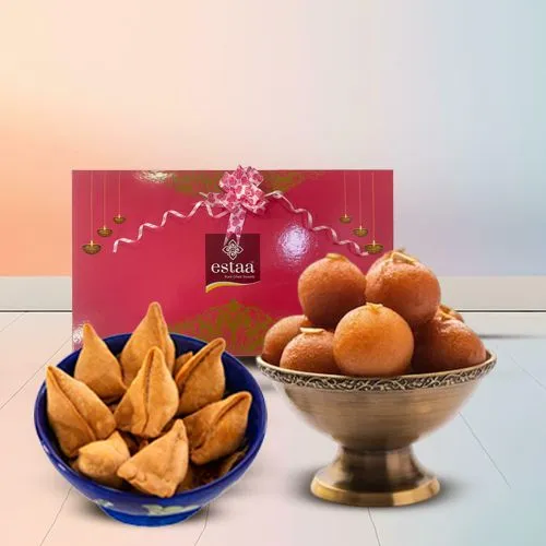 Gulab Jamun  N  Samosa Duo