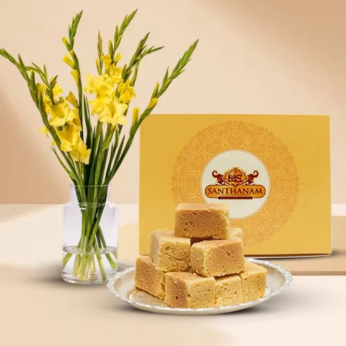 Sunshine Gladiolus N Mysore Pak Treat