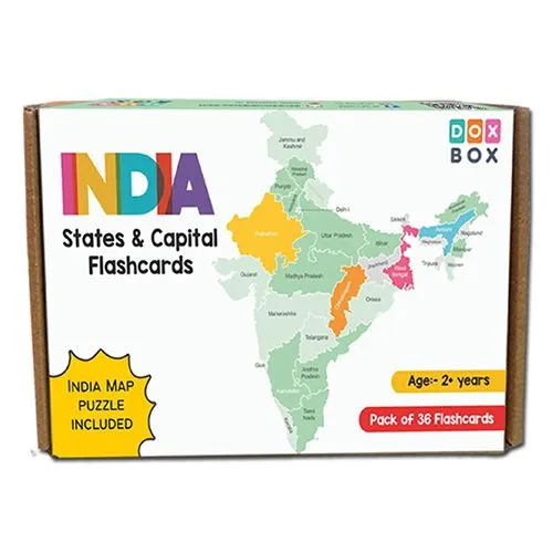 Discover India  Interactive Map Flashcards